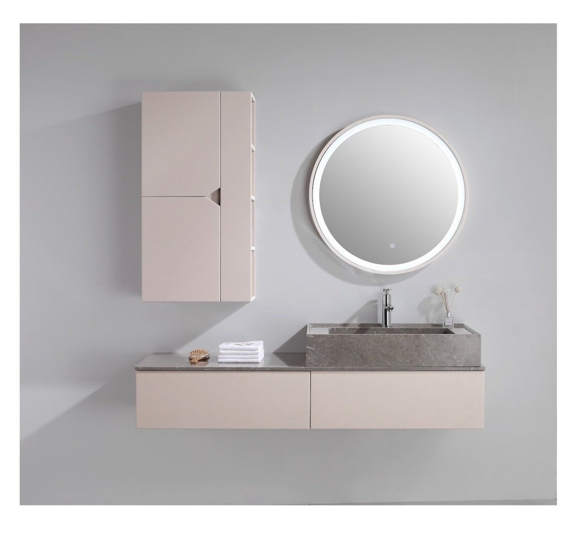 Kit Lavatório com Espelho em LED