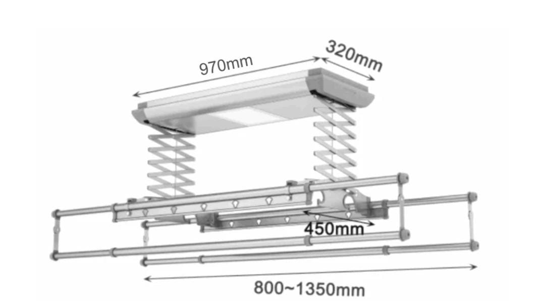 Varal Inteligente Eletrônico - 220V