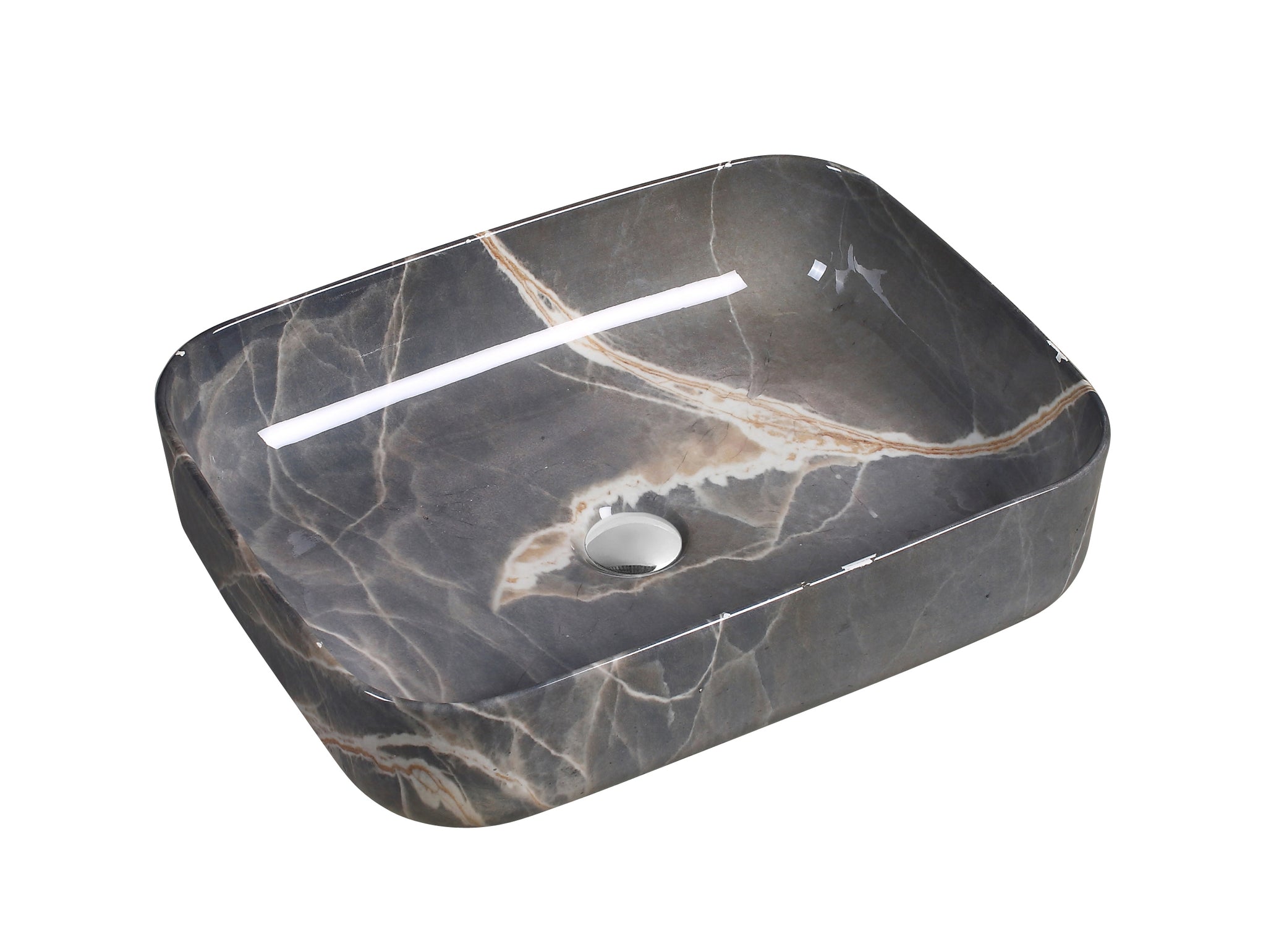 Cuba Cerâmica com efeito marmorizado