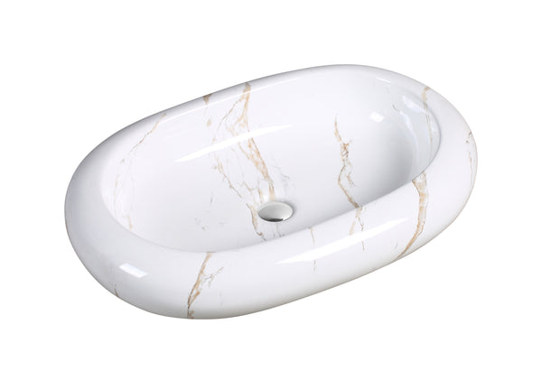 Cuba Cerâmica com efeito marmorizado