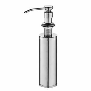 Porta Detergente Dosador/Dispenser de Embutir em Cuba ou Tampo de Cozinha